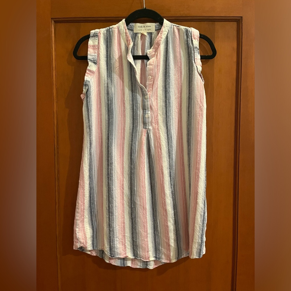 Cloth & Stone Swim Cover-up with stripes Size S